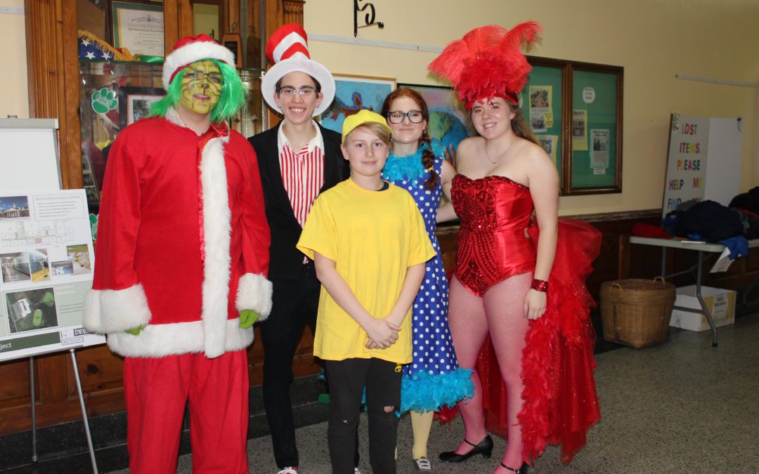 “Seussical” cast reads Dr. Seuss books at BES