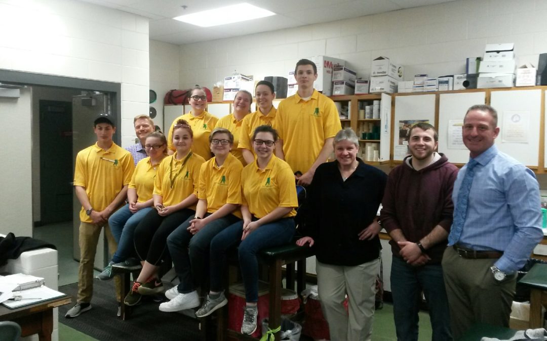 Sports Medicine Class visits HVCC programs