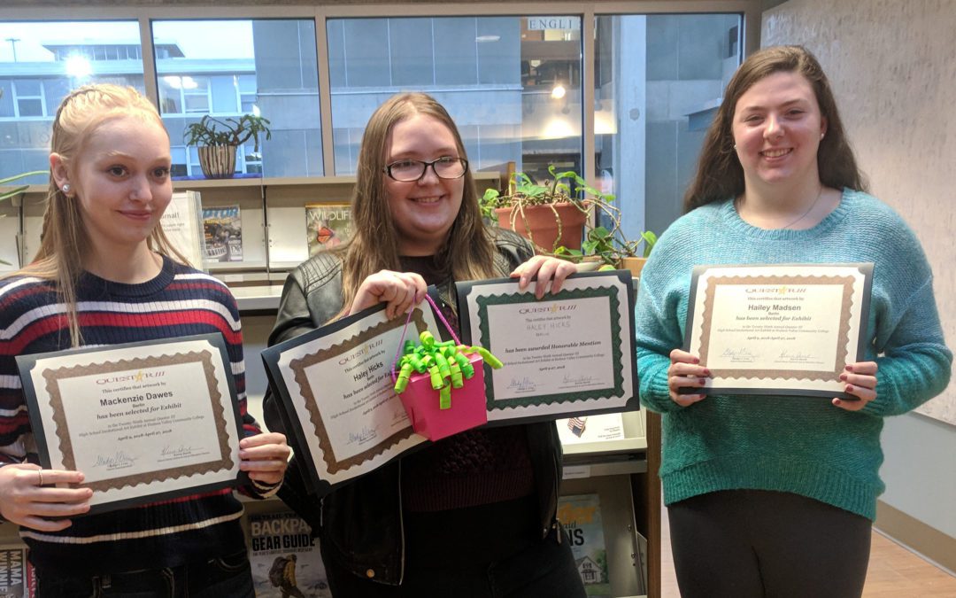 Student Artwork Selected for Exhibit