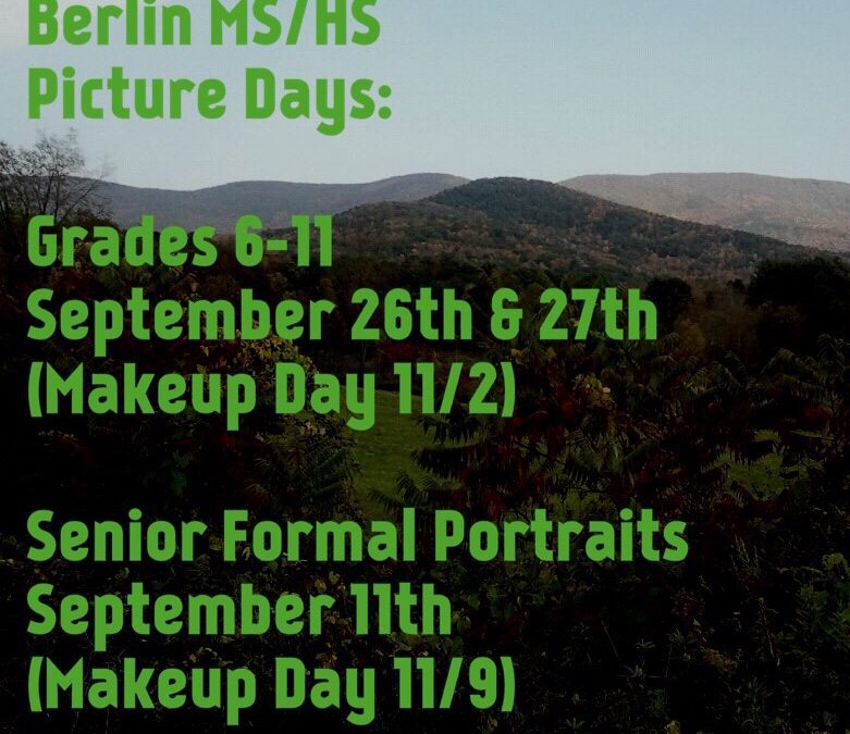 Berlin MS/HS Picture Days