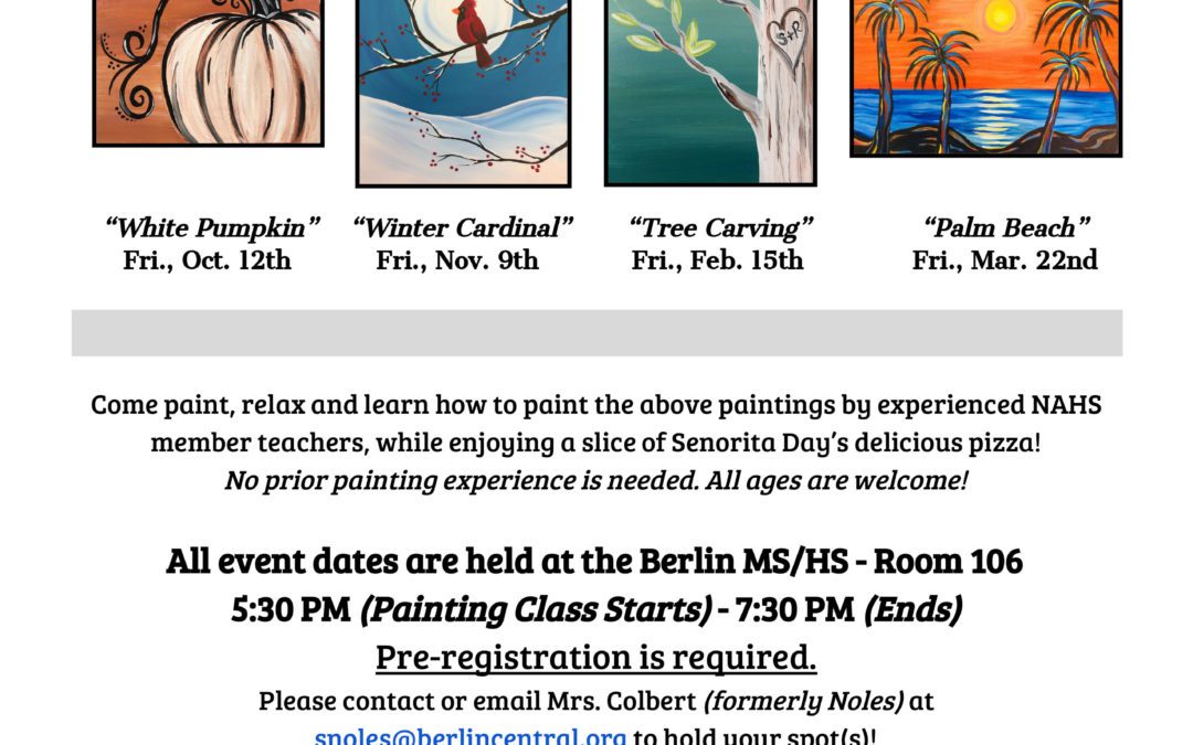 Paint N Pizza Night – February 15th