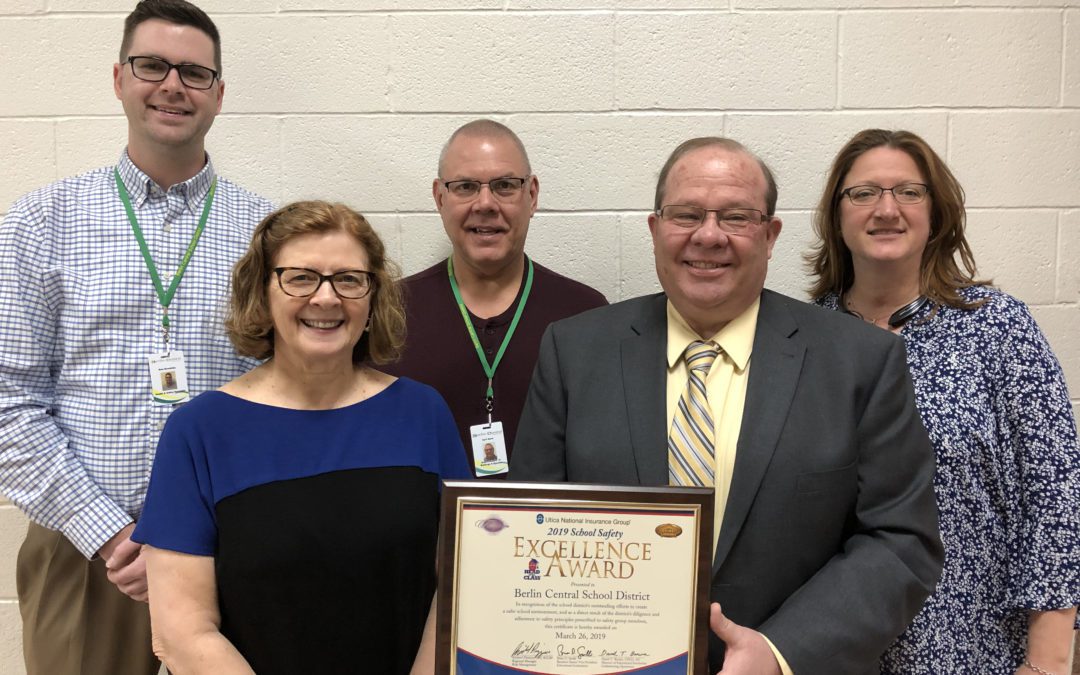 District Honored with School Safety Excellence Award