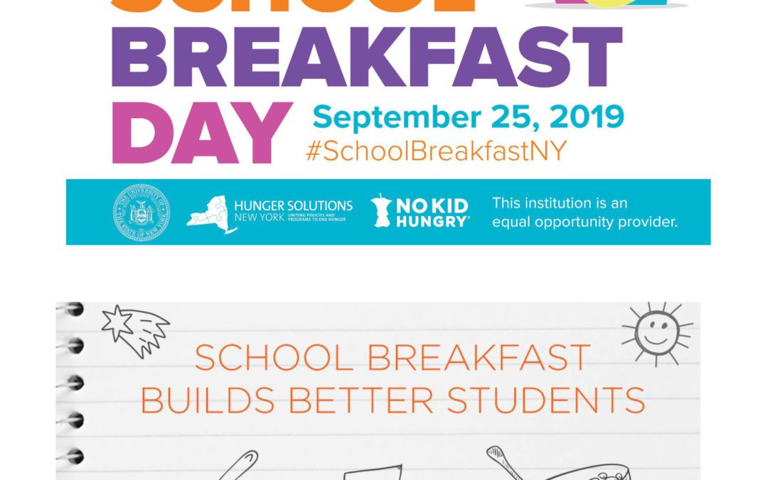 BCSD to Celebrate NY School Breakfast Day