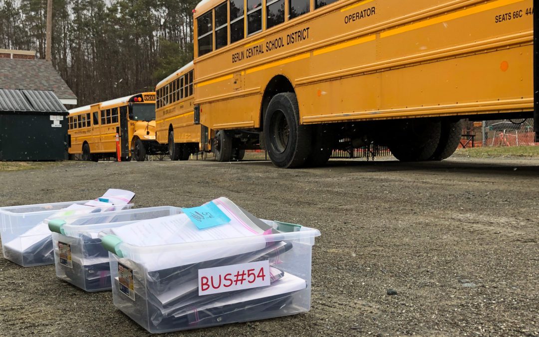 Meals and Technology Delivered to Students Monday Morning