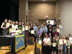 Honors Society members