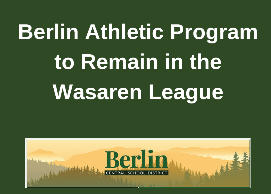 Berlin Athletic Program to Remain in Wasaren League