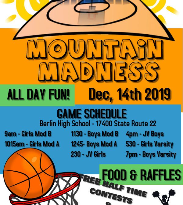 Mountain Madness this Saturday!