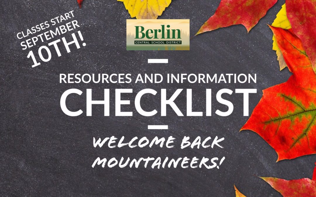 BCSD Back to School Resources