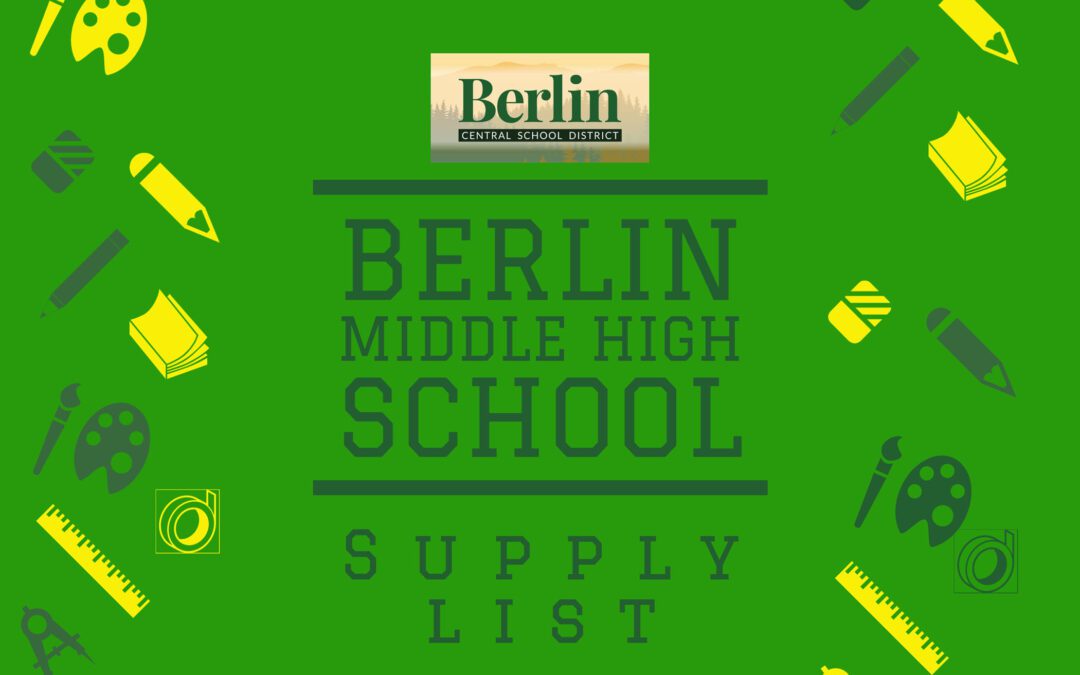 BMHS 2021-2022 School Supply List