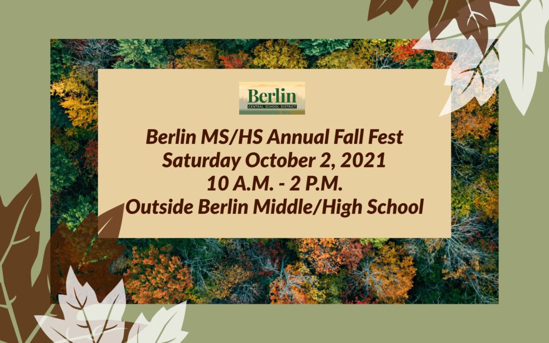 Vendors Wanted for the 2021 BMHS Fall Fest