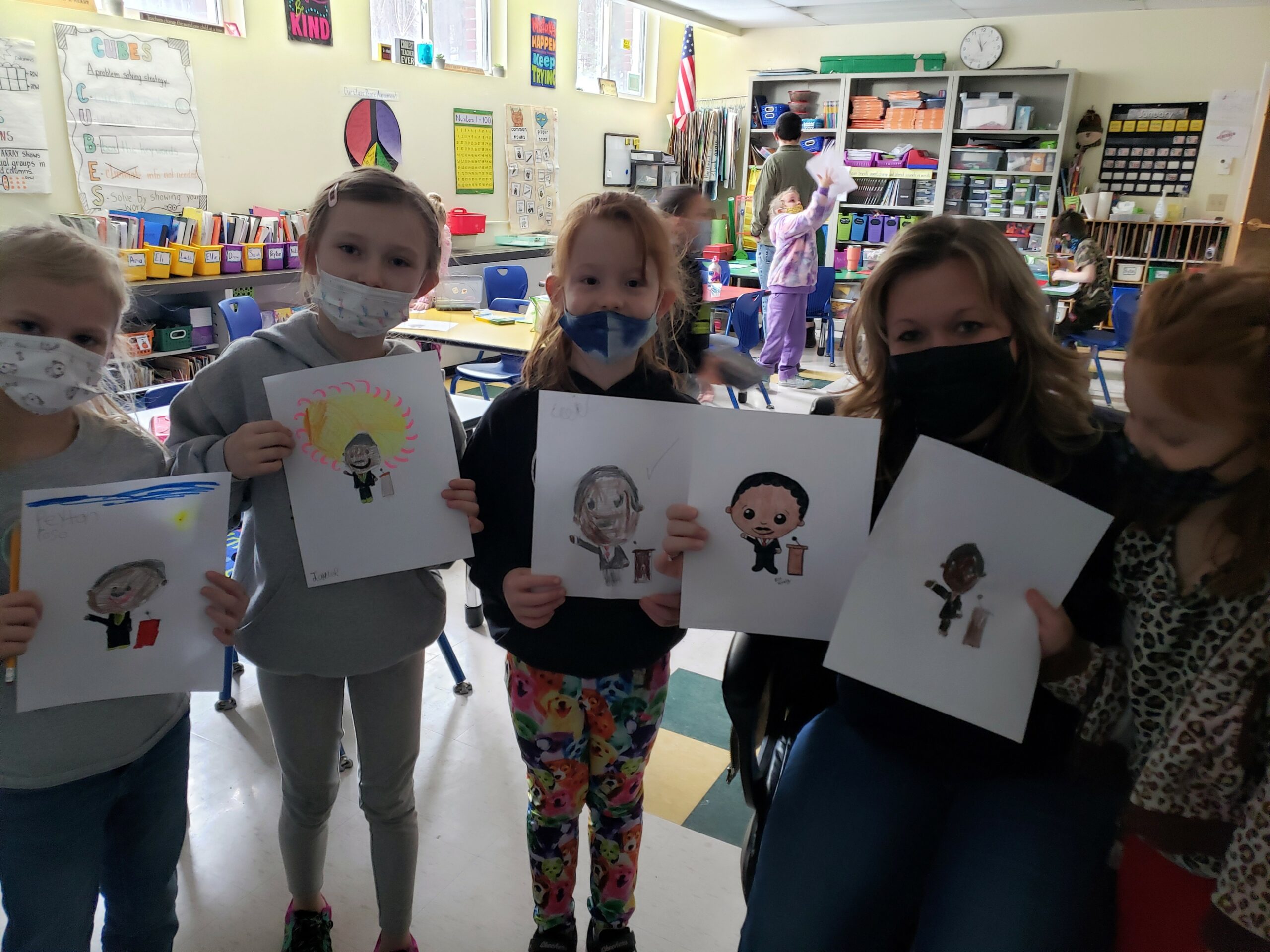 BES Second Graders Study Martin Luther King Jr.