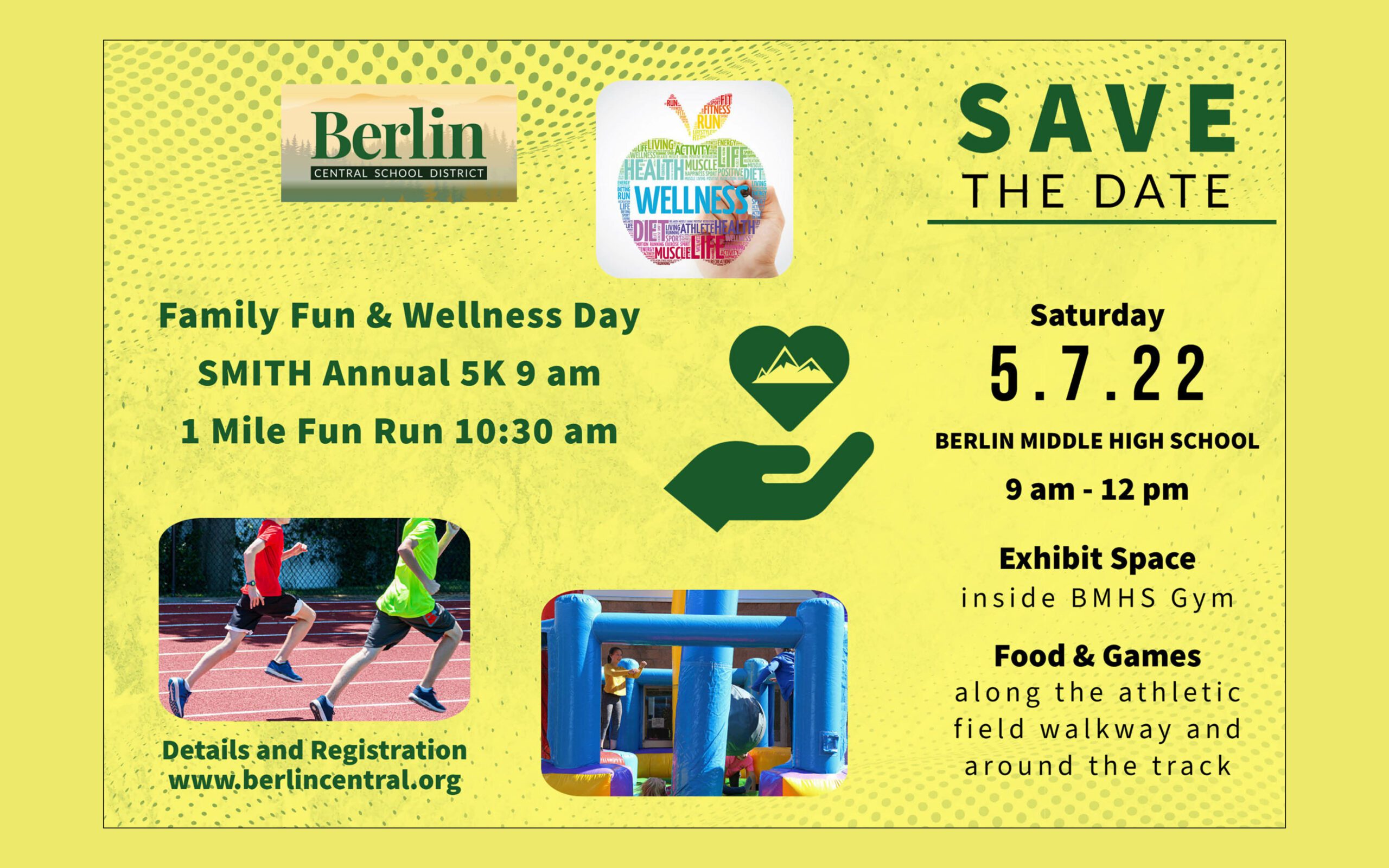 BCSD’s Annual Family Fun & Wellness Day and SMITH 5K 5/7/22