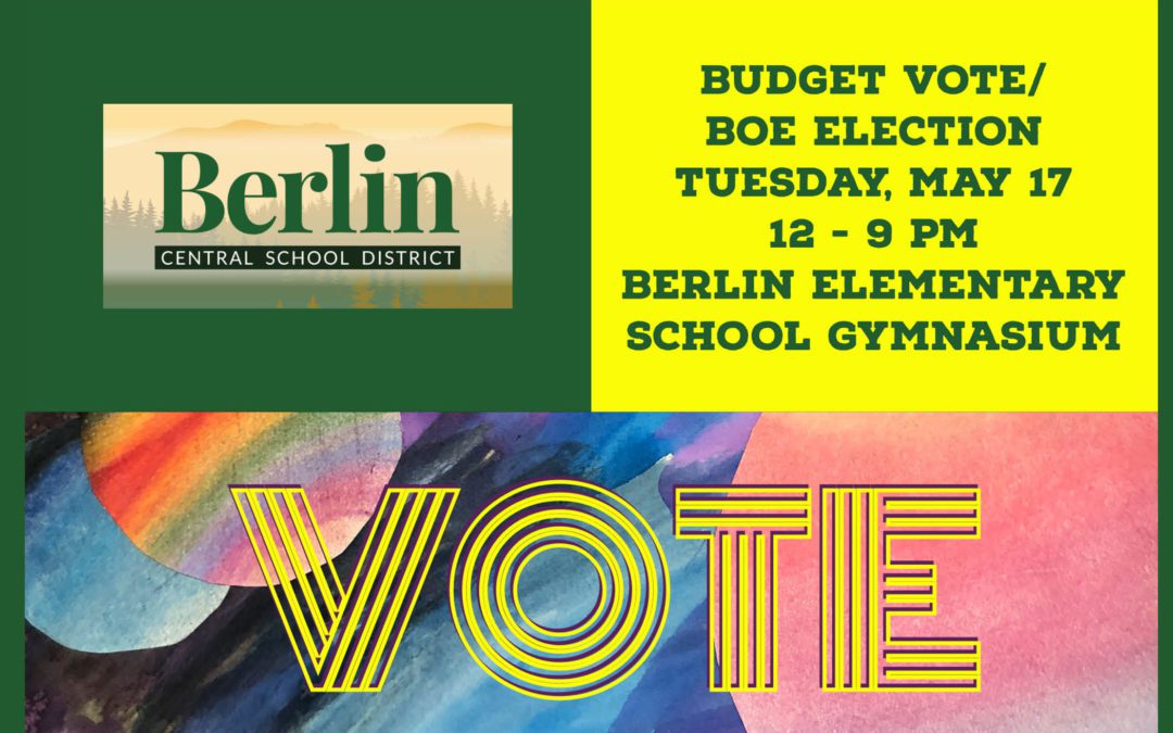 BCSD Budget Vote/BOE Election May 17th