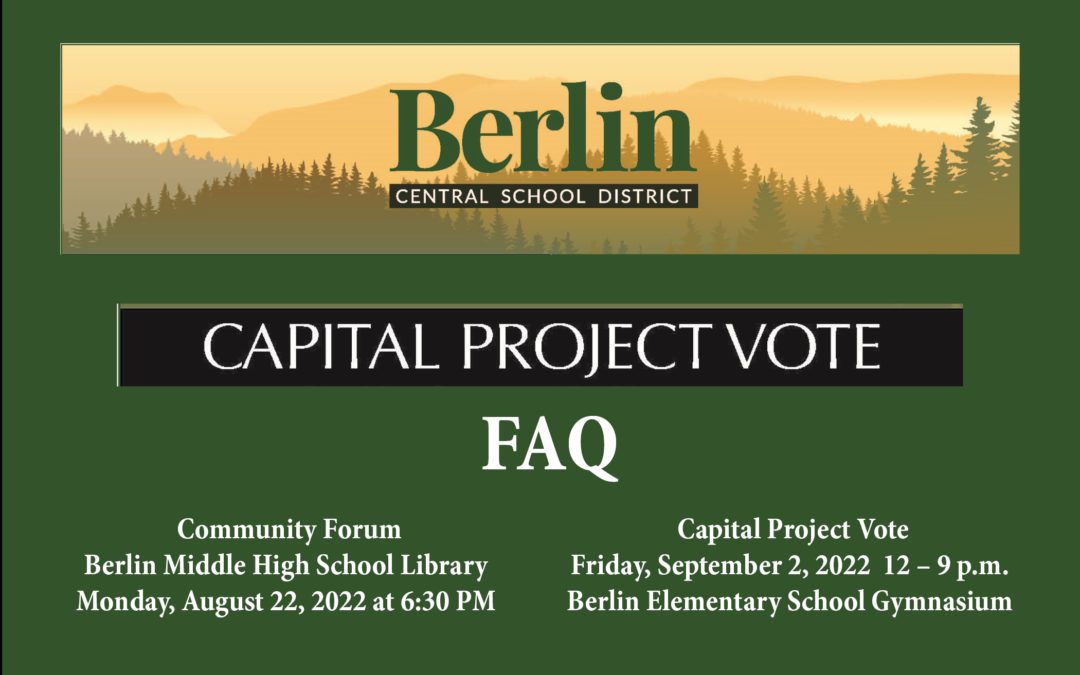 Capital Project Vote FAQ and Information