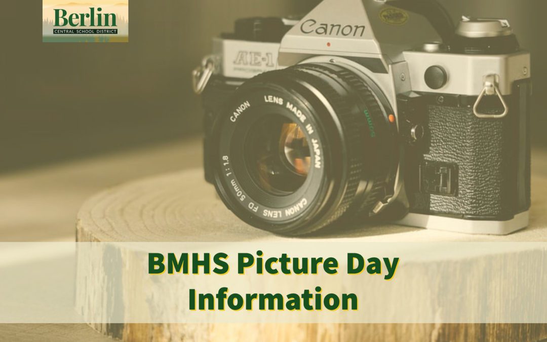 BMHS Picture Day TODAY 10/17