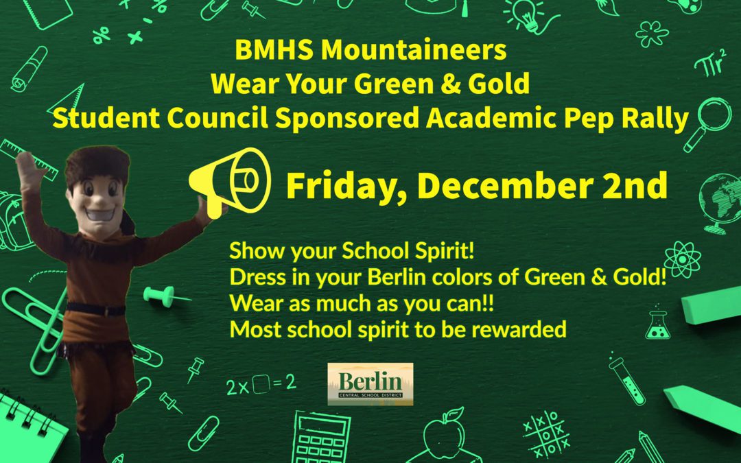 ATTENTION Berlin Middle High School Mountaineers!