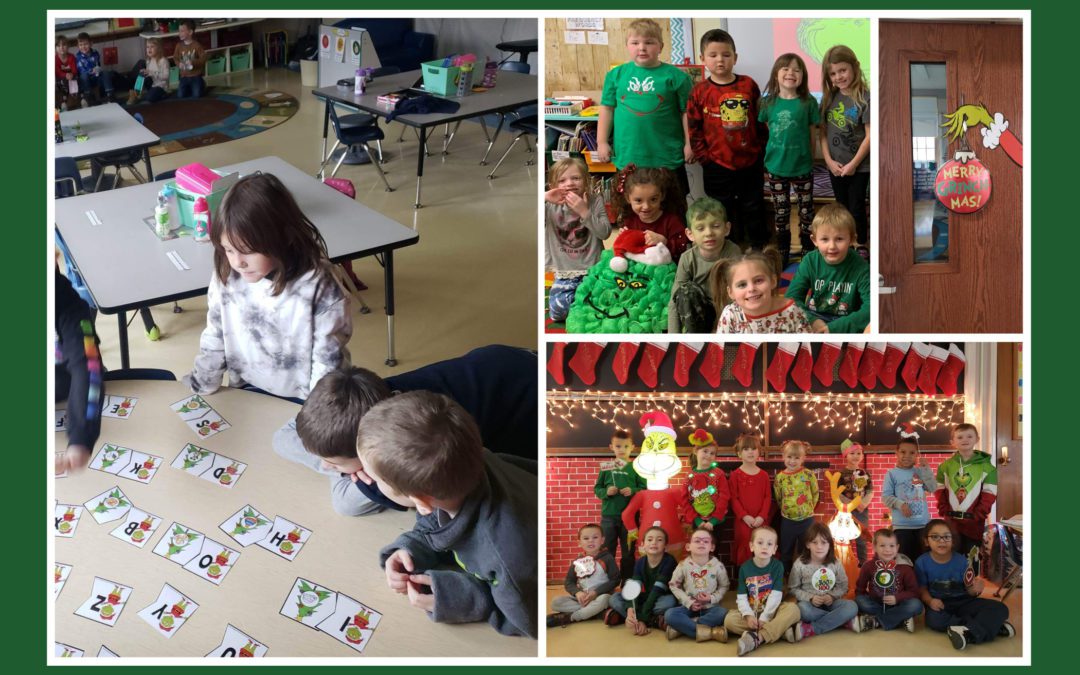 BES Kindergarteners Use Grinch Day to Spread Kindness!