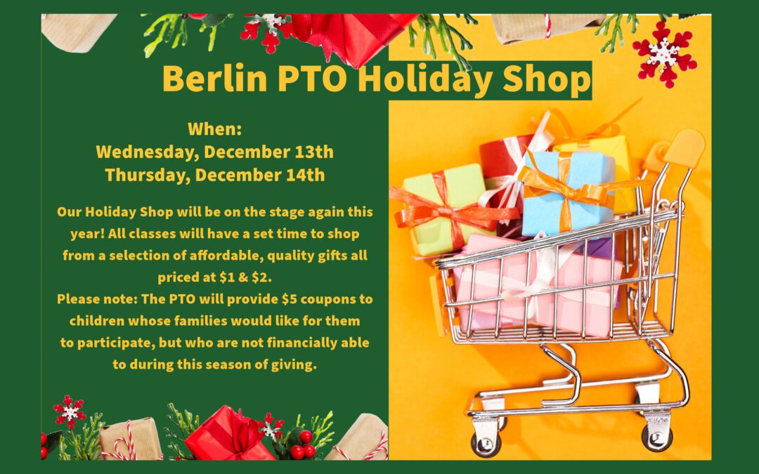 BES Holiday Shop 12/13 & 12/14