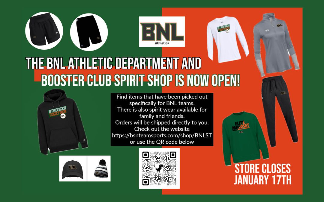 The BNL Spirit Shop is now open!