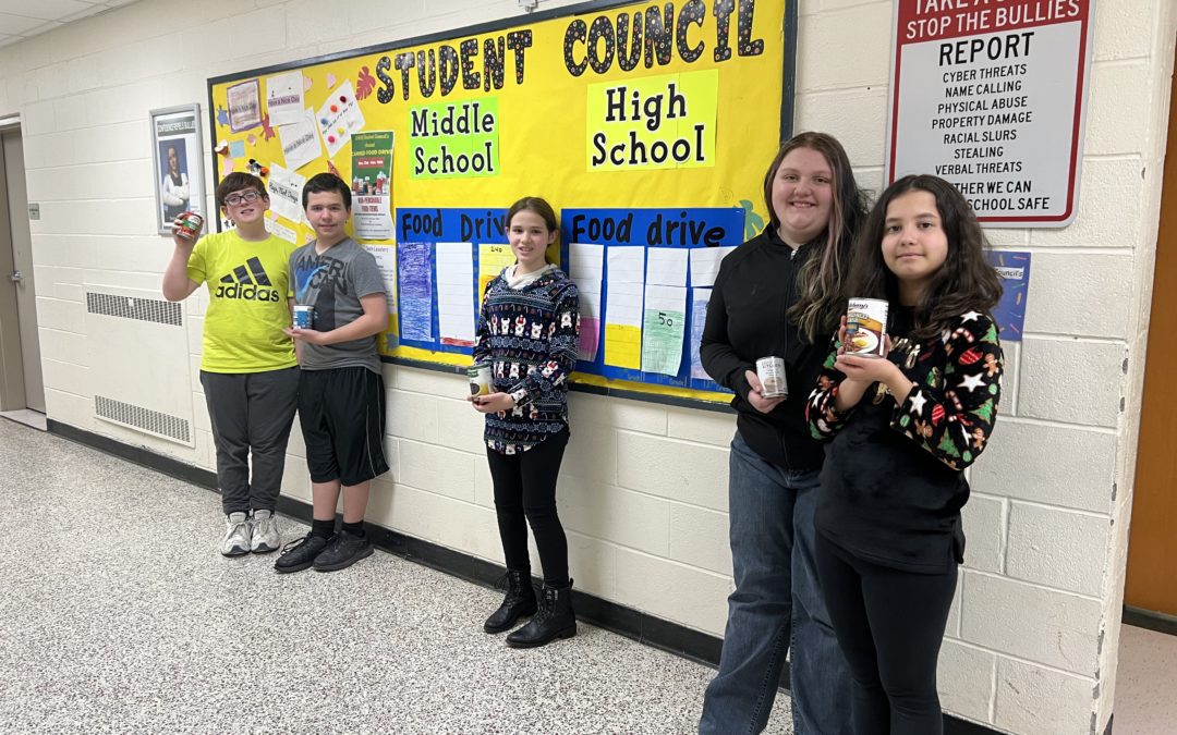 BMS & BHS Student Council Food Drive Supports Local Pantries