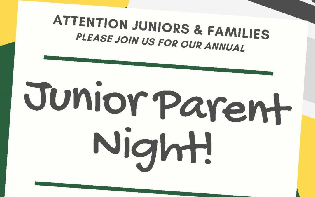BMHS’ Counseling Office Announces Junior Parent Night 1/24/23
