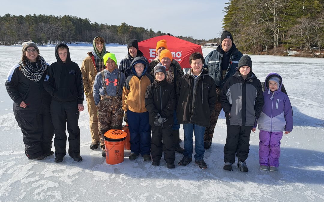 BMHS’ Fishing Club Goes Ice Fishing