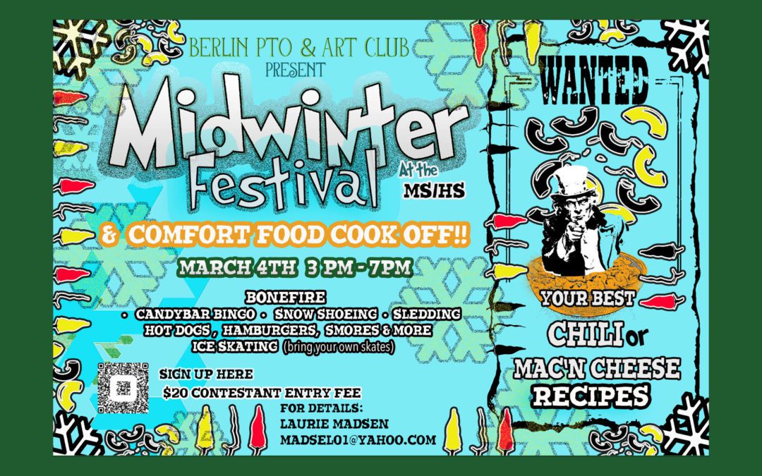 Midwinter Festival & Bonfire 3/4 from 3pm-7pm!