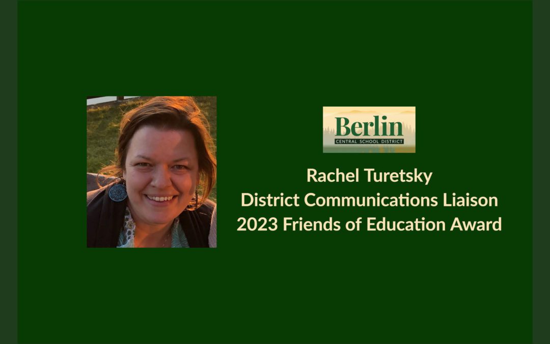 Communications Liaison Rachel Turetsky Honored with the CASDA Friends of Education Award
