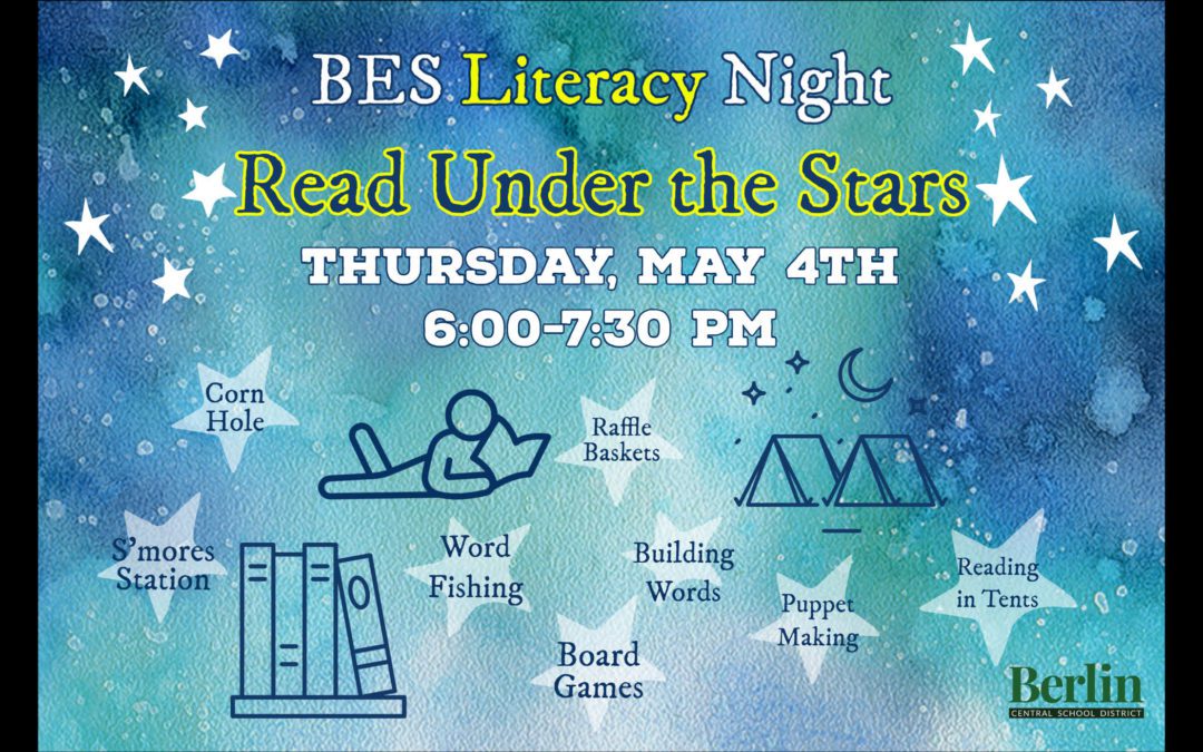 BES Literacy Night: Read Under the Stars 5/4