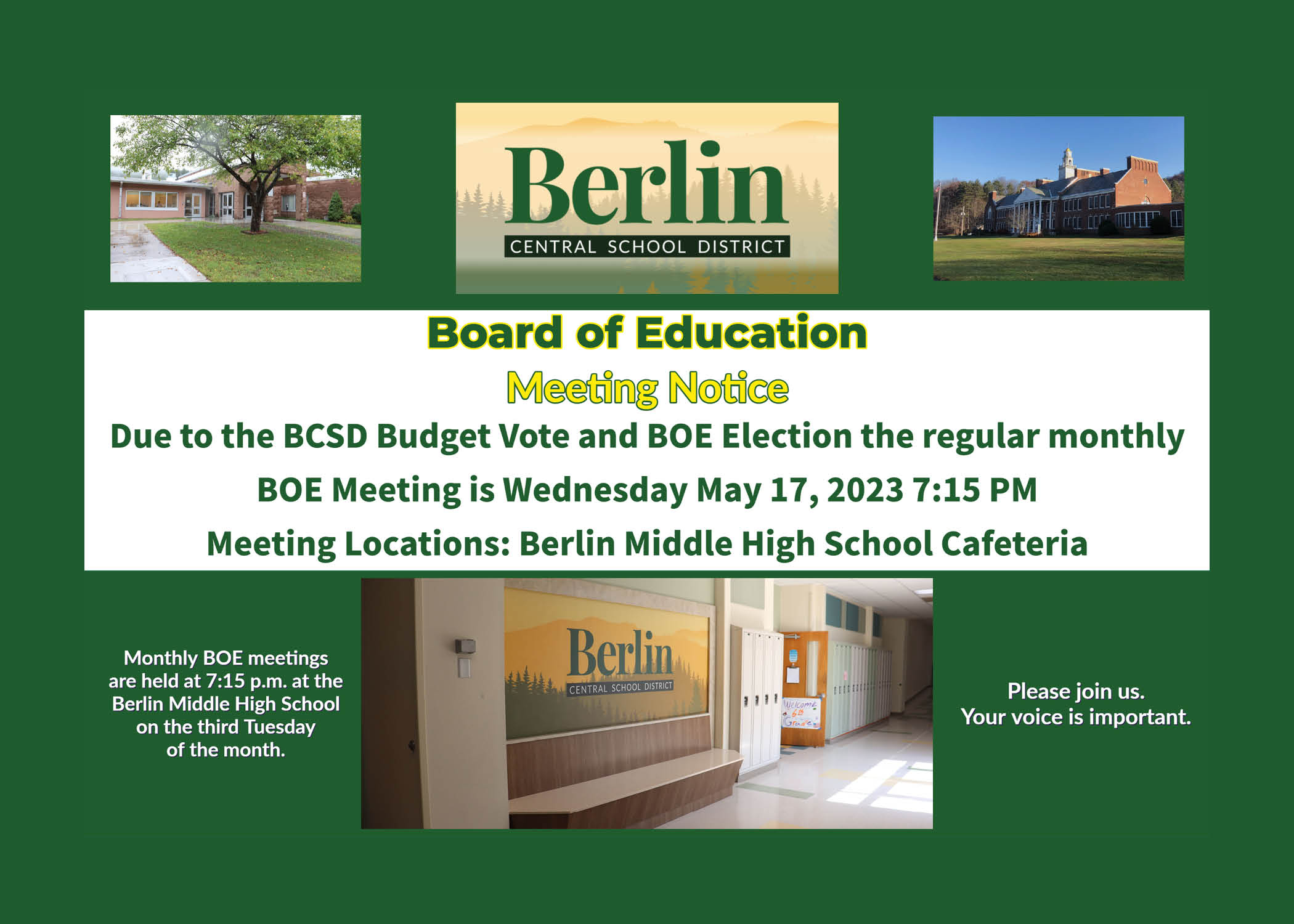 Board of Education | Berlin Central School District