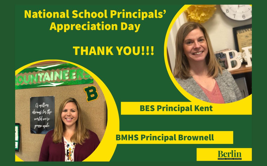 Today is National School Principals’ Appreciation Day!