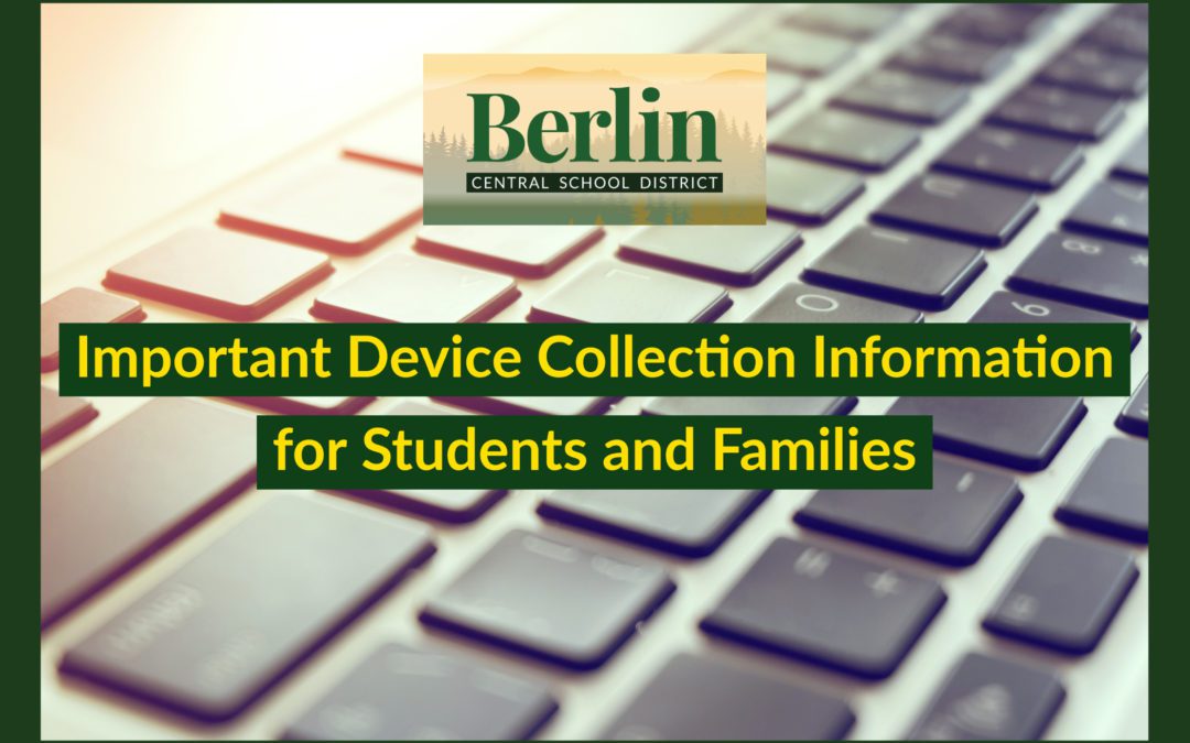 Important K-12 Device Collection Information