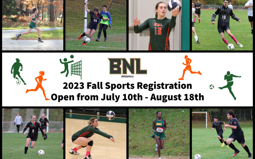 BNL Athletics Fall 2023 Sports Registration is Open!
