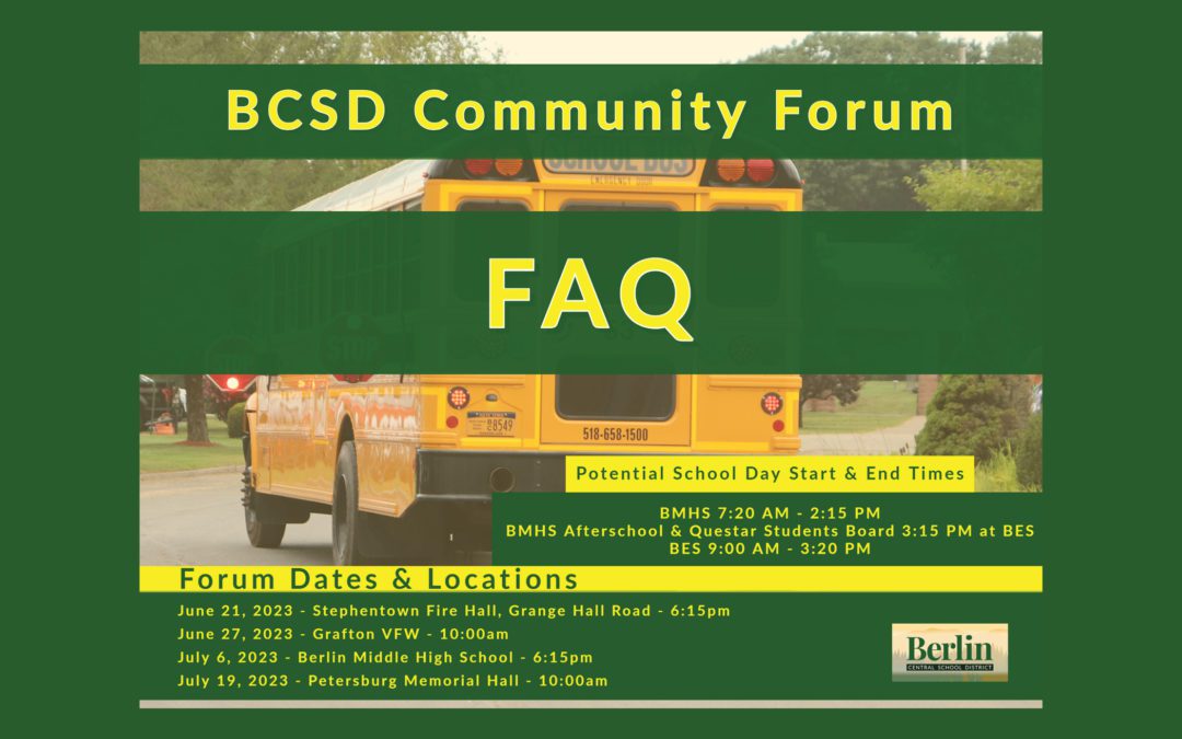 Frequently Asked Questions from the Two-Bus Run Community Forums