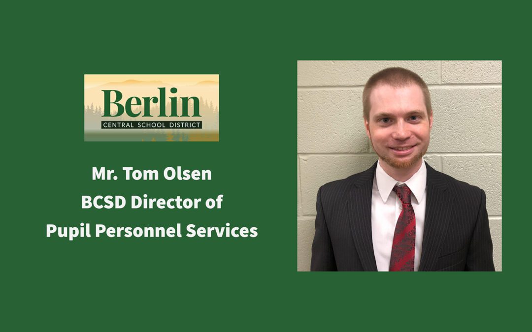 Meet Mr. Tom Olsen BCSD Director of Pupil Personnel Services