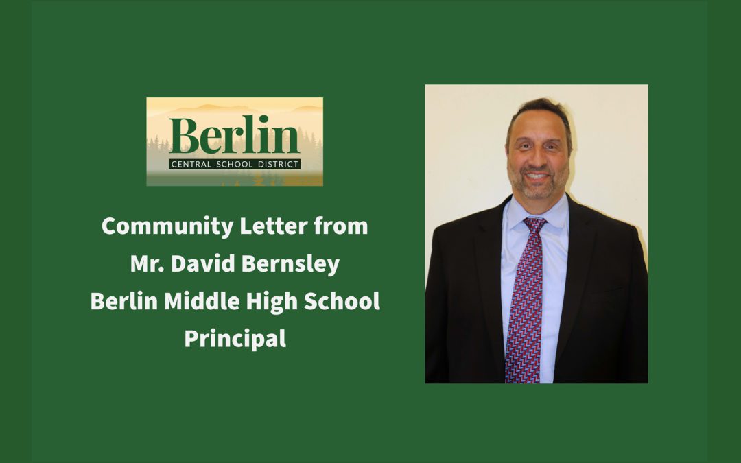 Community Letter from BMHS Principal Bernsley
