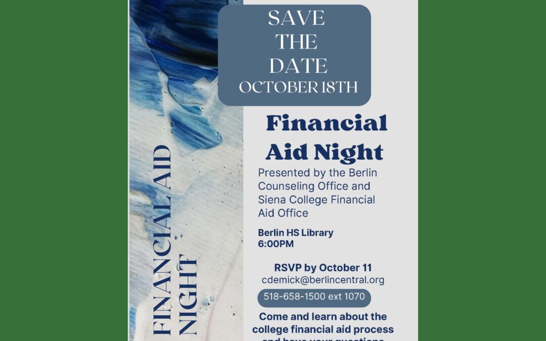 BHS Presents Financial Aid Night 10/18