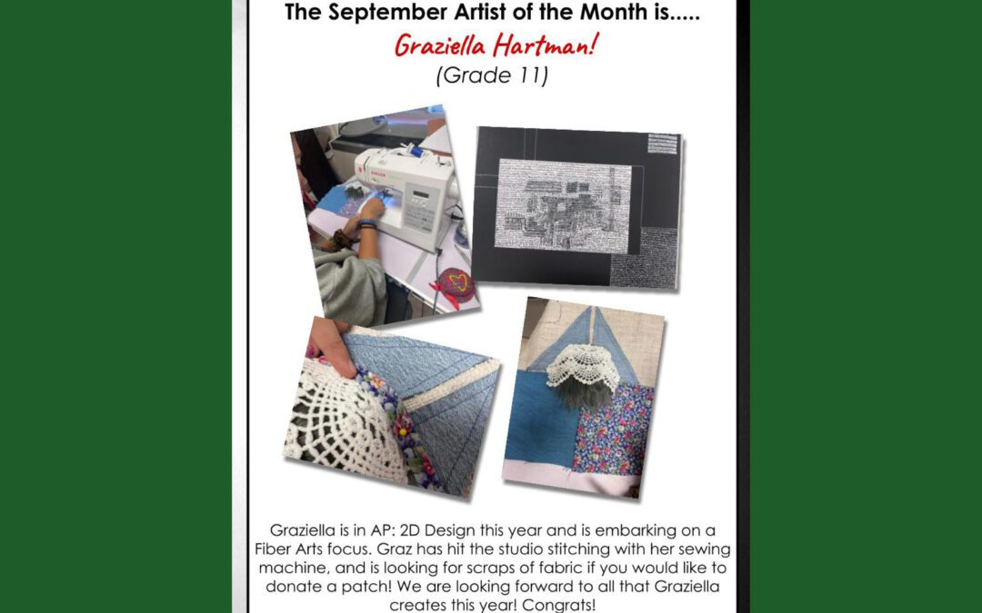 BHS’ September Artist of the Month is Graziella Hartman
