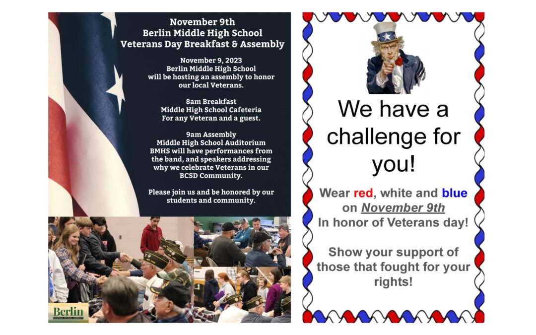 Calling all Veterans in the BCSD Community!