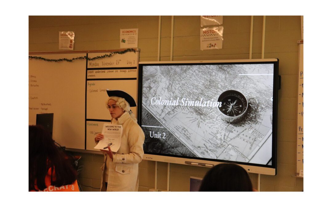 7th Grade Mountaineers Participate in a Colonial Simulation