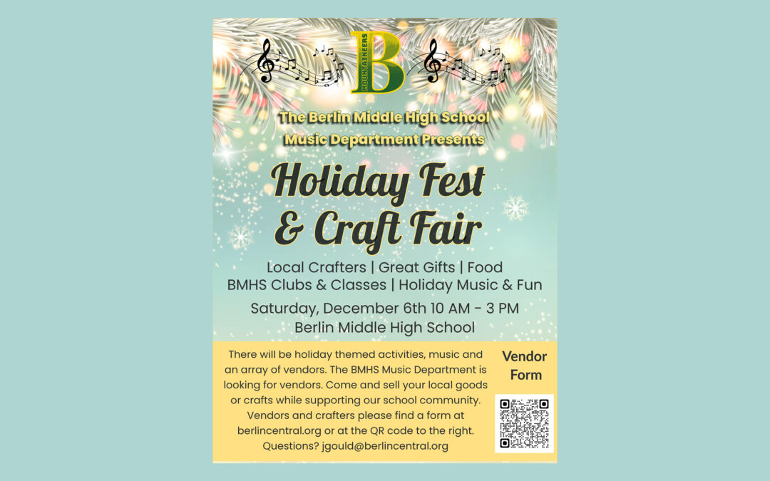 BMHS Holiday Fest 12/6!
