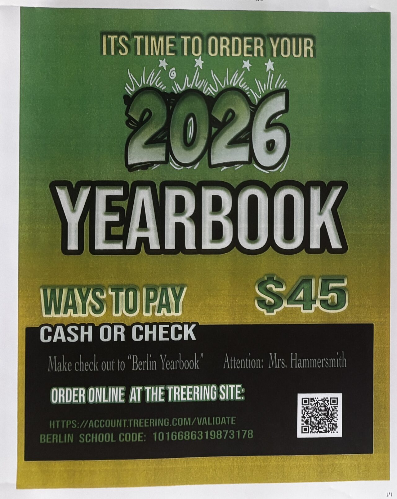 BMHS Yearbook On Sale! | Berlin Central School District