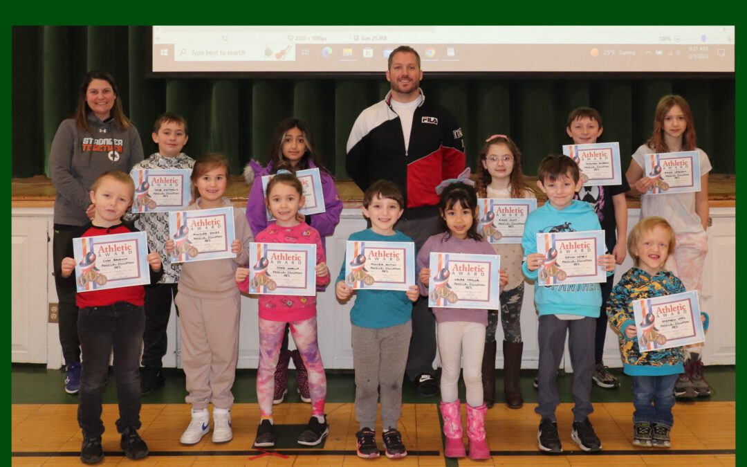 BES Announces January’s PE Students of the Month!