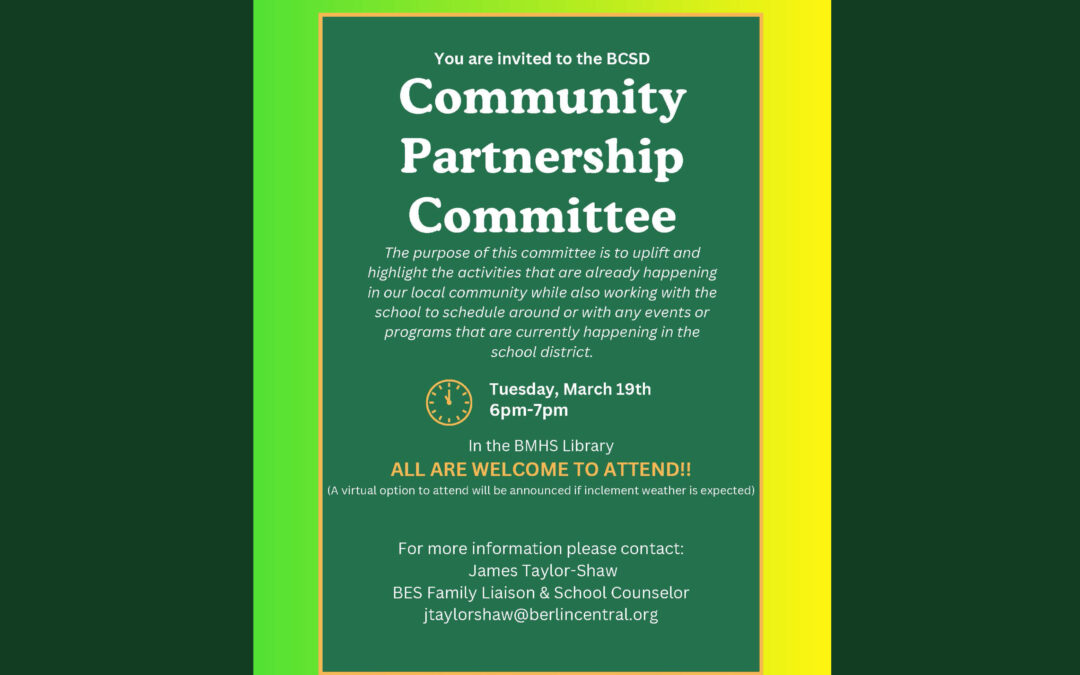 Community Partnership Meeting 3/19/24