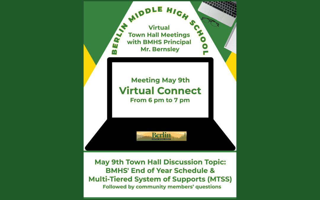 BMHS Monthly Virtual Town Hall May 9th