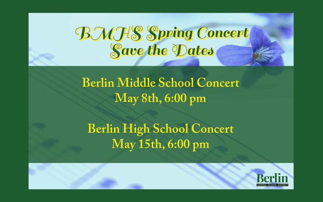 BMS & BHS Concert Save the Date