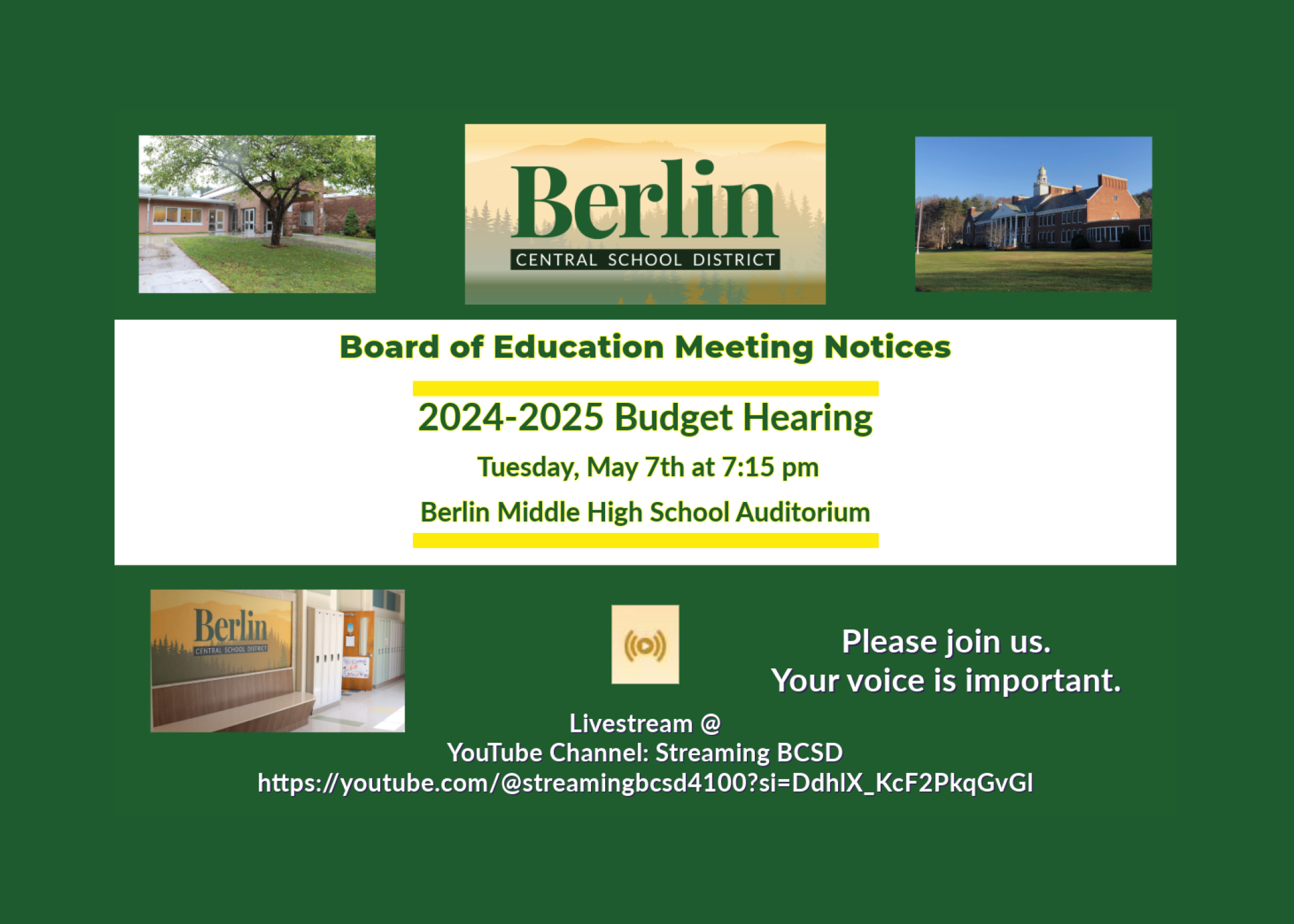 Board of Education | Berlin Central School District