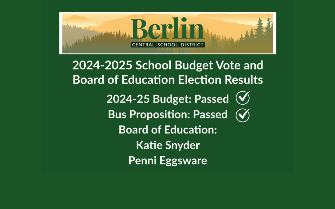Berlin CSD Voters Approve 2024-2025 Budget; Elect Two Board Members