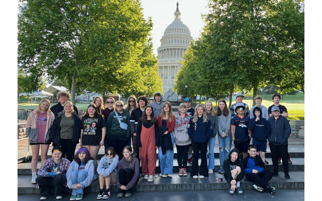Middle and High School Student Council Members Visit Washington DC