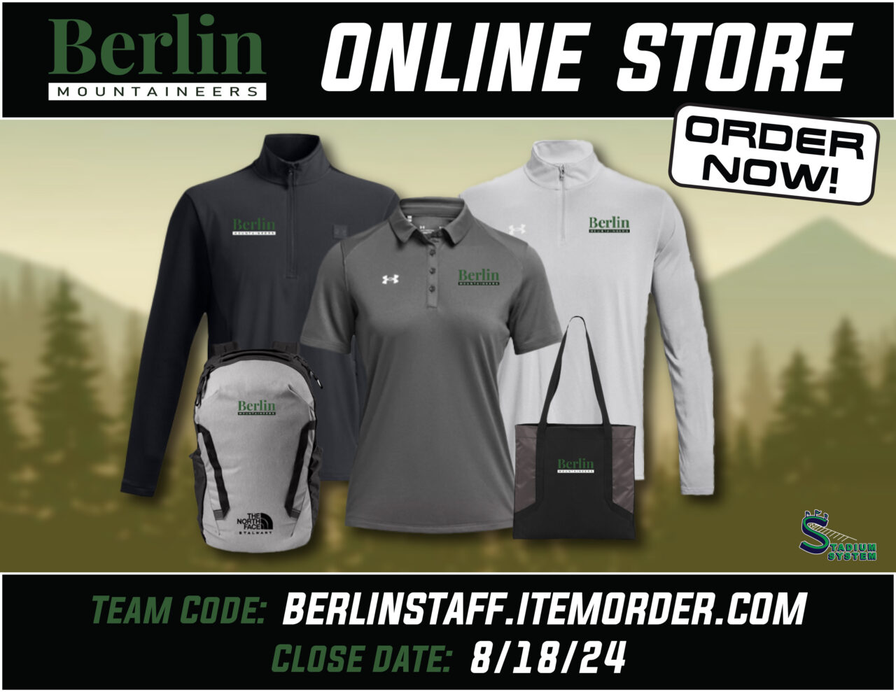 BCSD Staff Gear Store Open Until 8/18 | Berlin Central School District